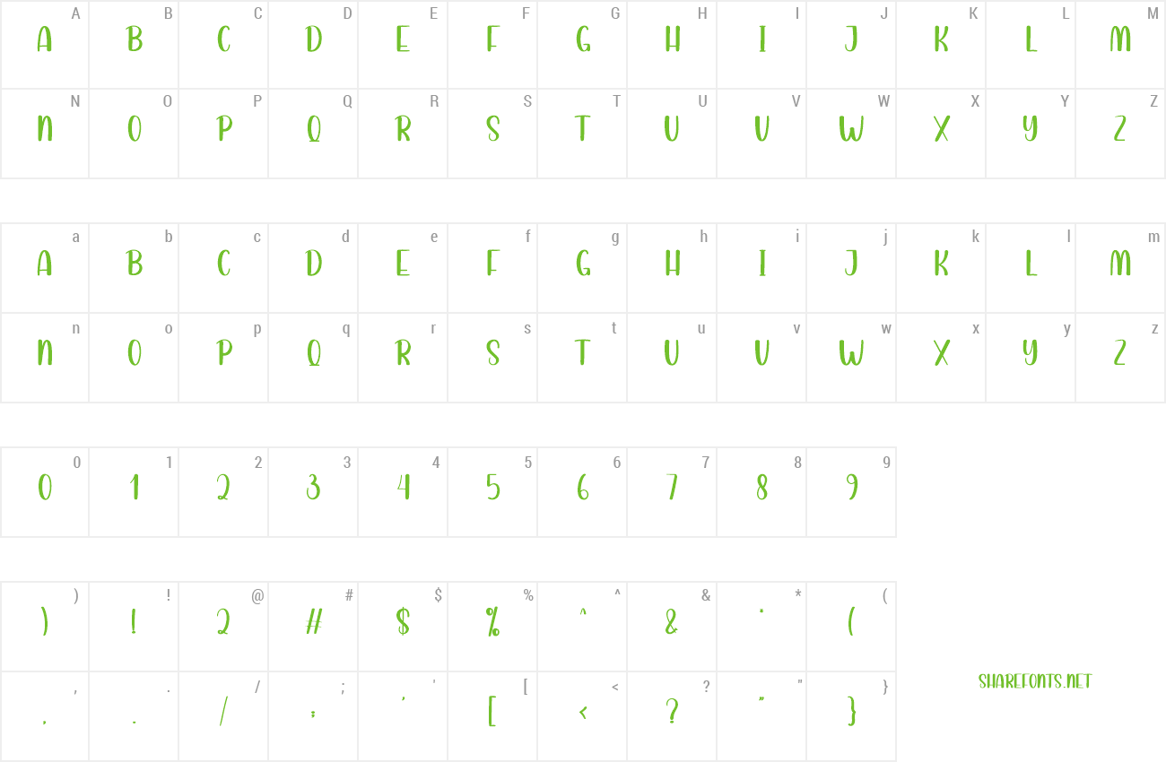 Font Memory Vintage preview